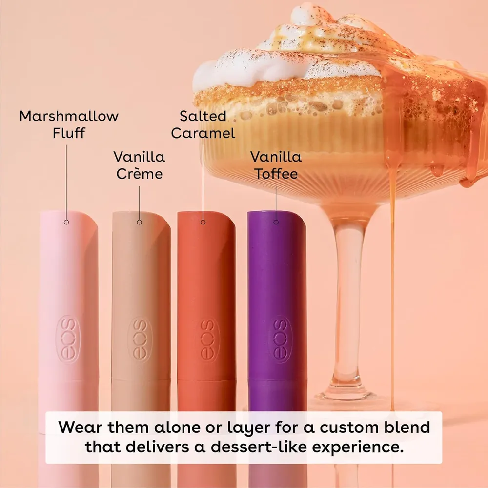 EOS Flavor Lab set bálsamos labiales pack 4 | Nilla Milkshake