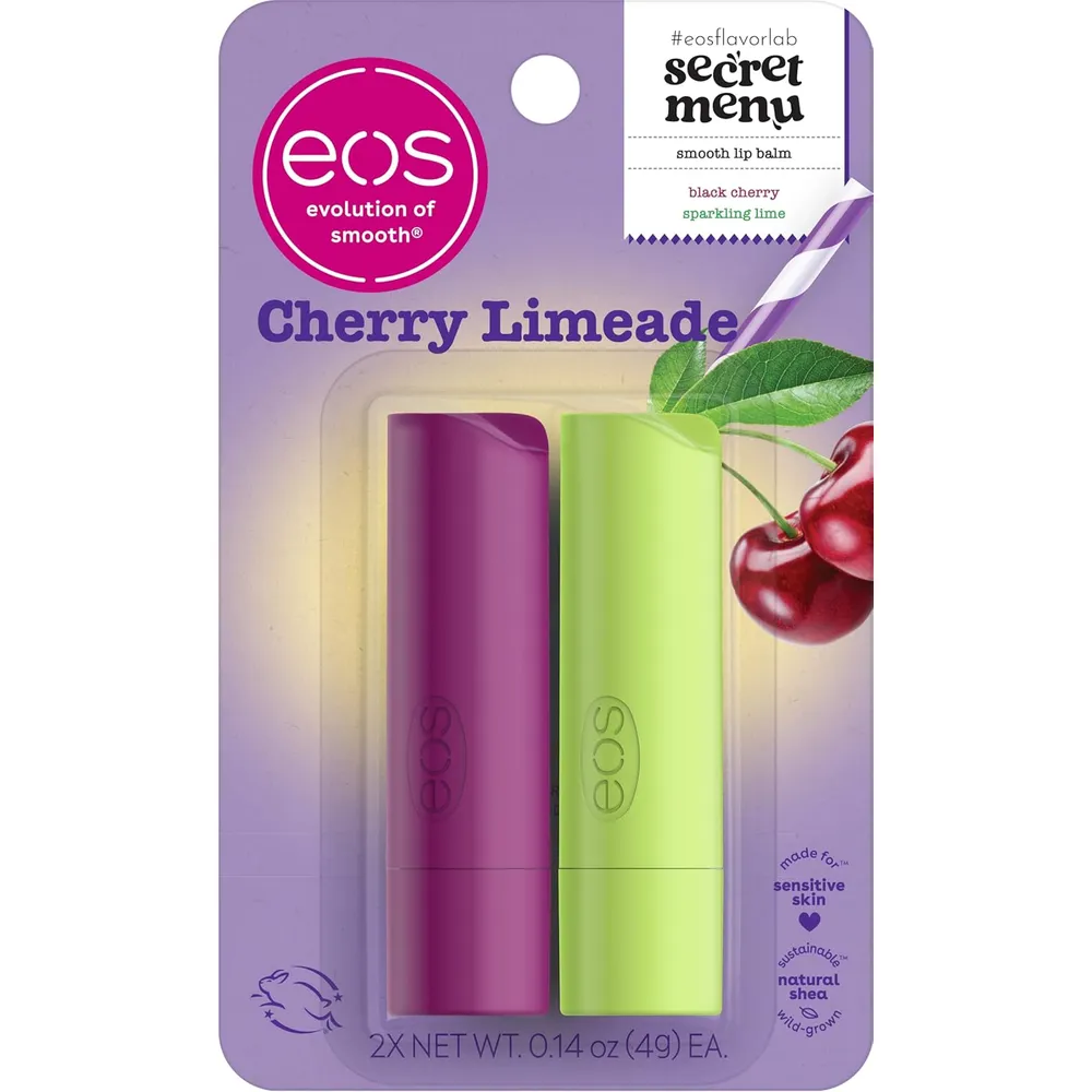 EOS Flavor Lab bálsamo labial pack 2 | Cherry Limeade