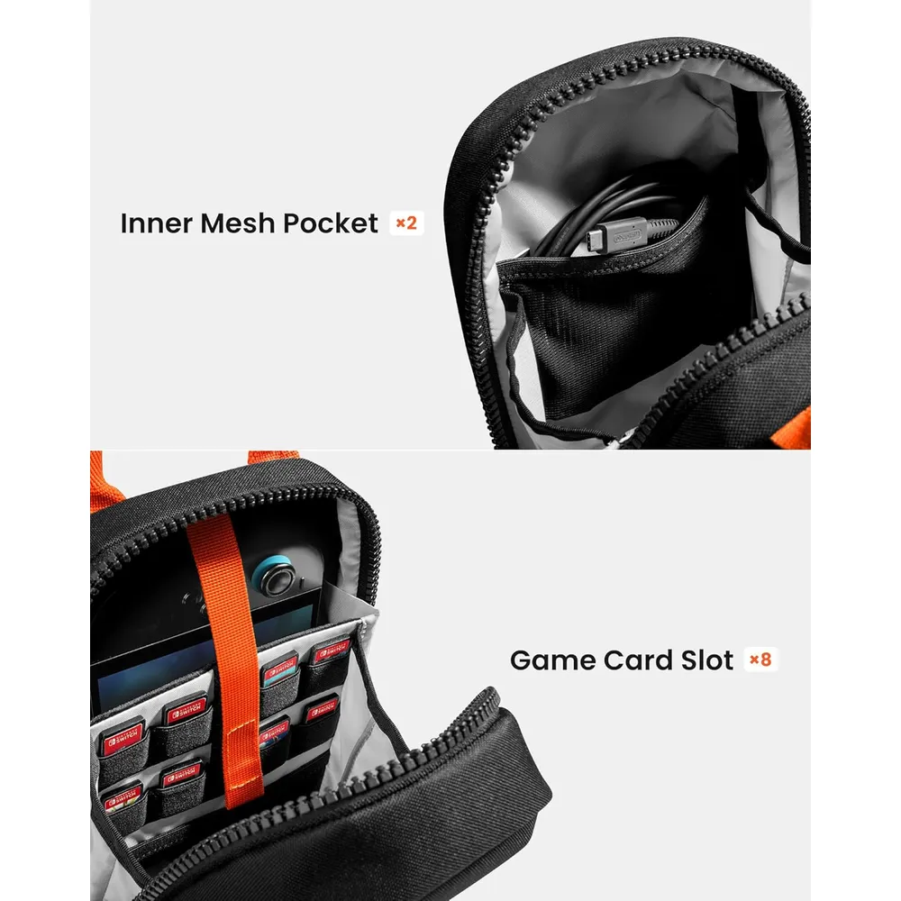 Bandolera Cruzada para Nintendo Switch 2 | Negro
