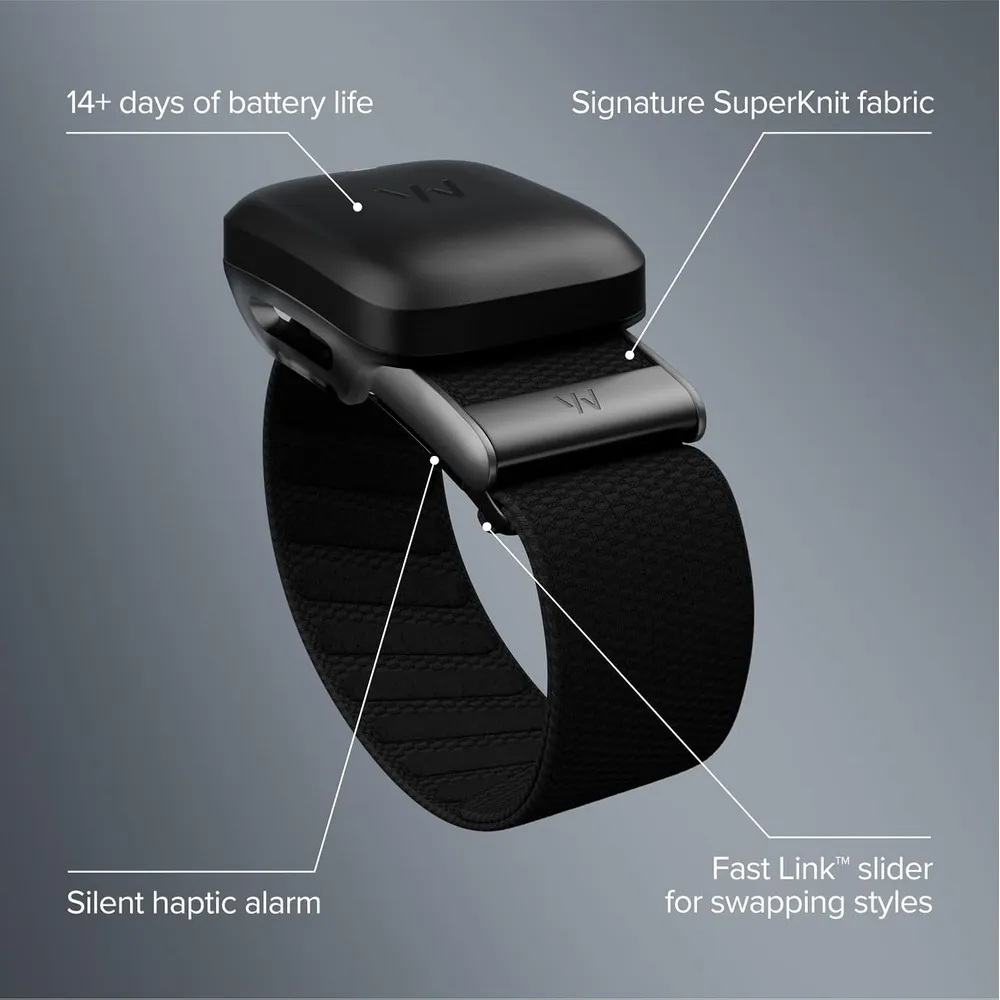 Whoop Peak 5.0 Pulsera Salud y Deporte Rastreador de Actividad 24/7 | Negro