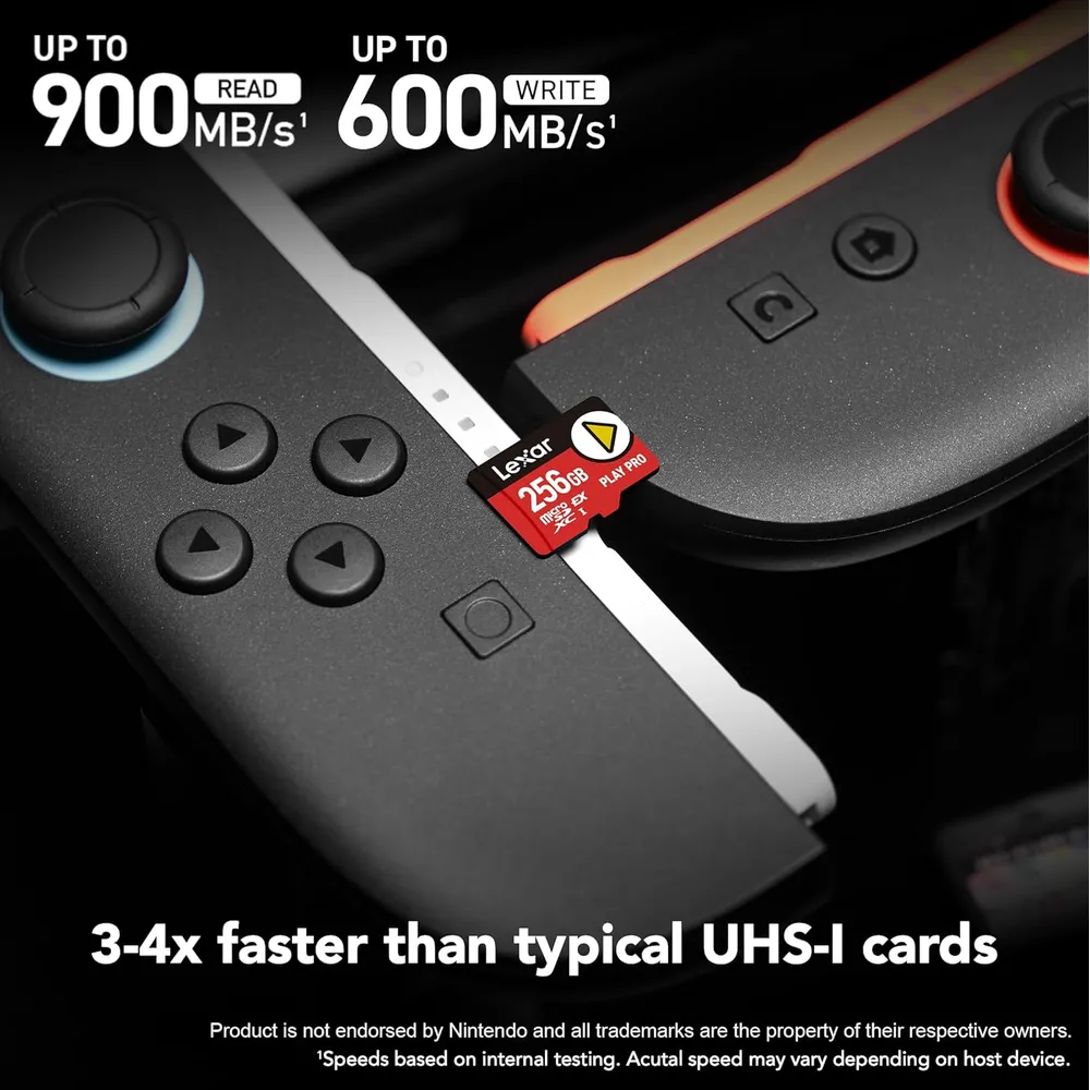 LEXAR Tarjeta microSD Express Play Pro Para Nintendo Switch 2 | 256 GB