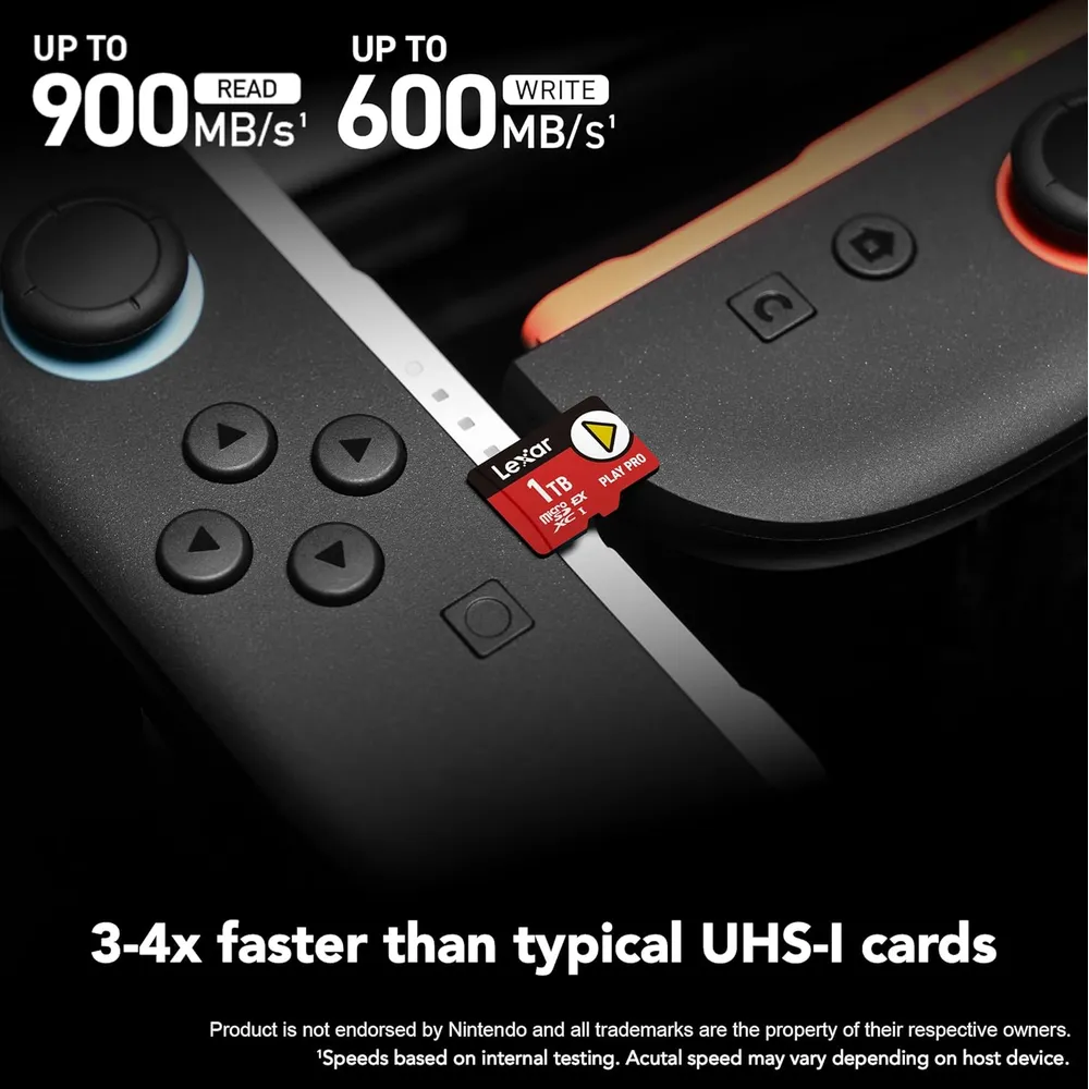 LEXAR Tarjeta microSD Express Play Pro Para Nintendo Switch 2 | 1 TB