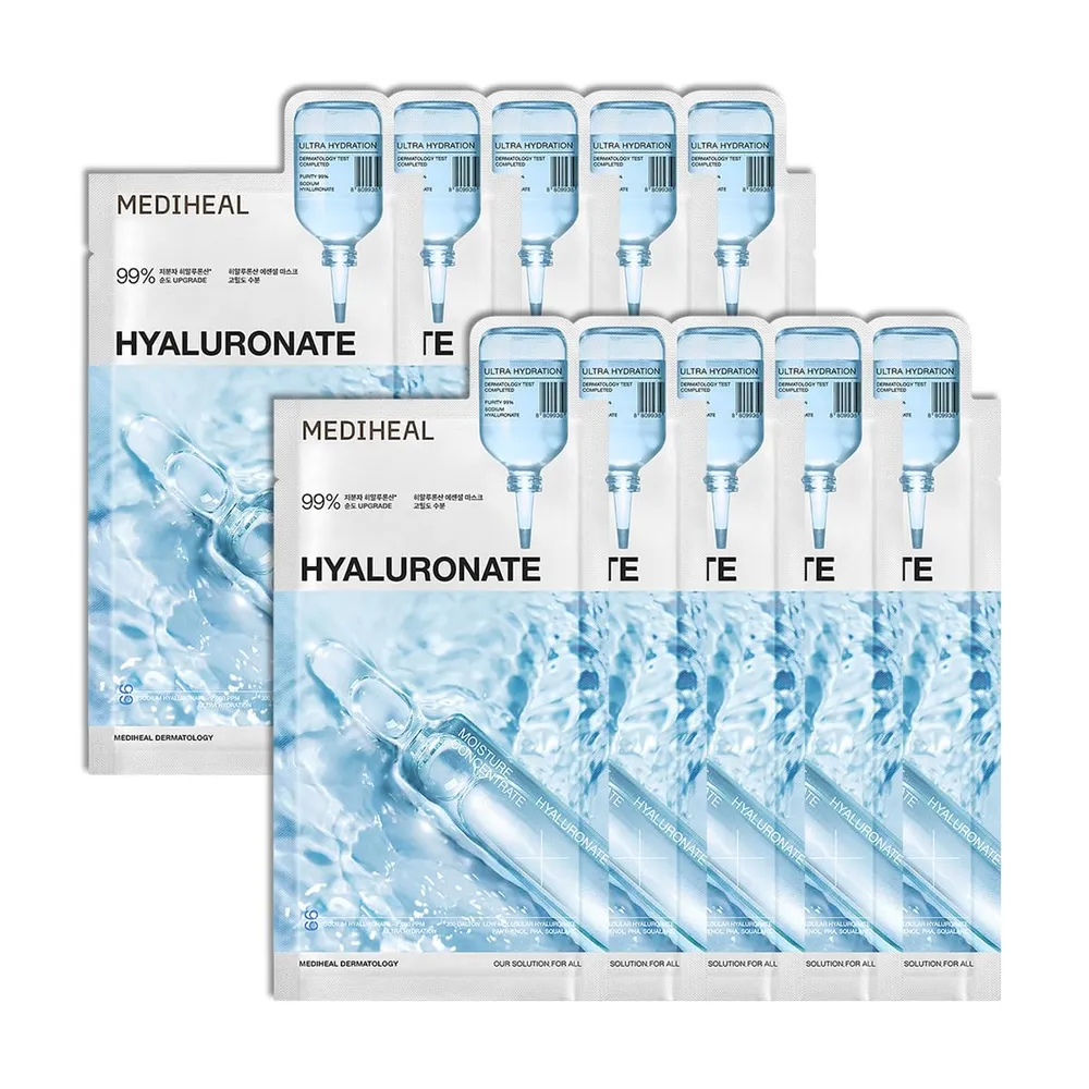 Mediheal Mascarilla Hidratante Esencial con Hialuronato 10 uds