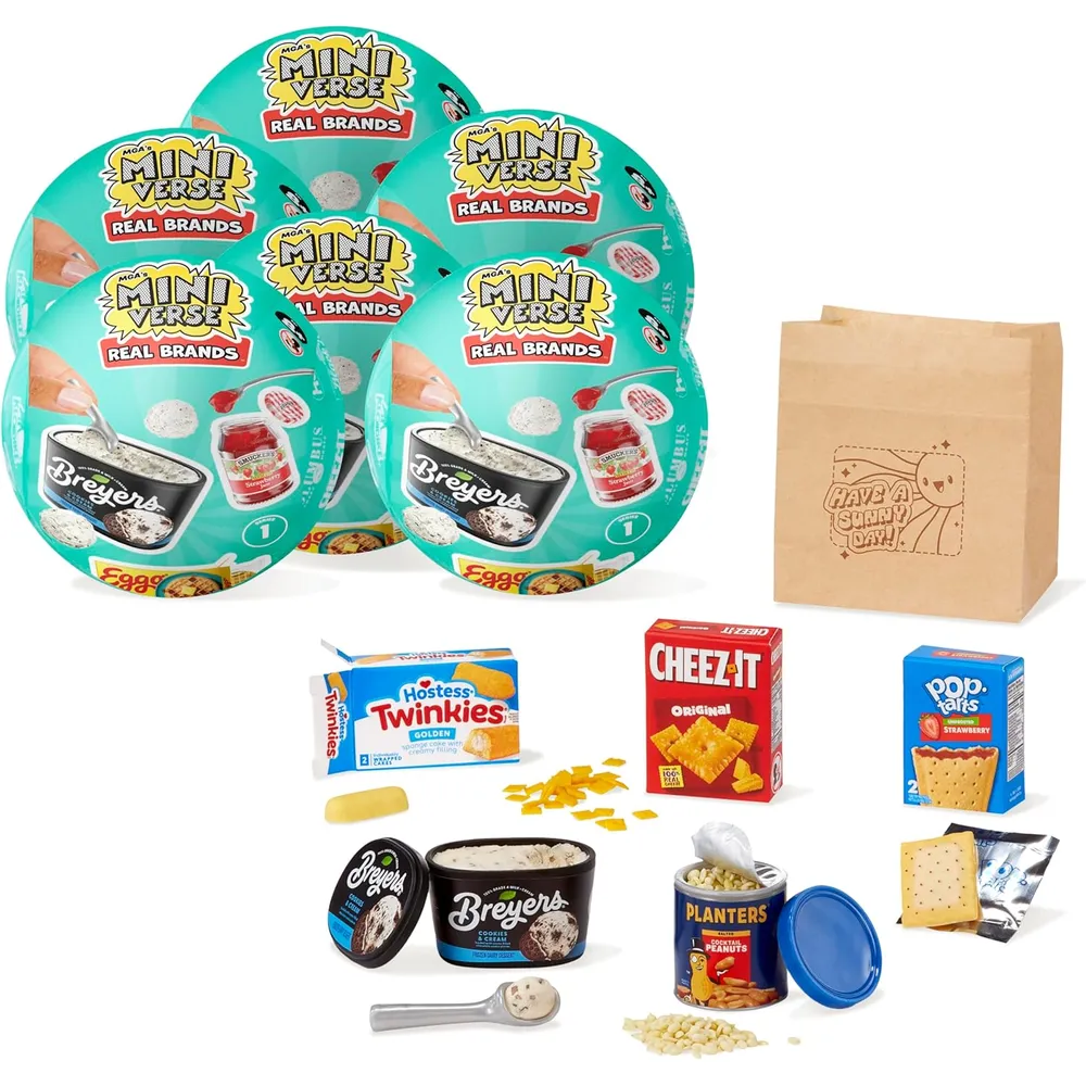MGA Miniverse Marcas Reales pack 6 comida