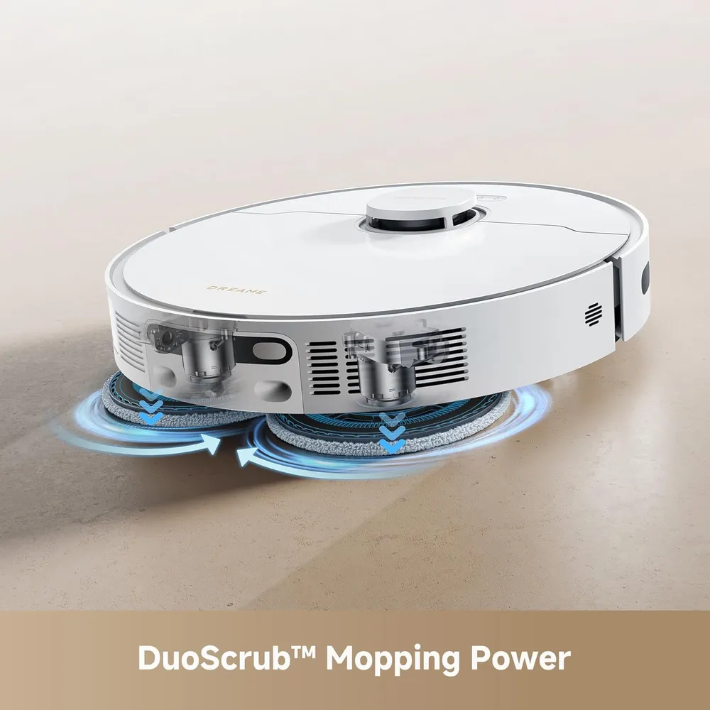 Dreame L40s Ultra CE robot aspirador con mopa elevable | Blanco