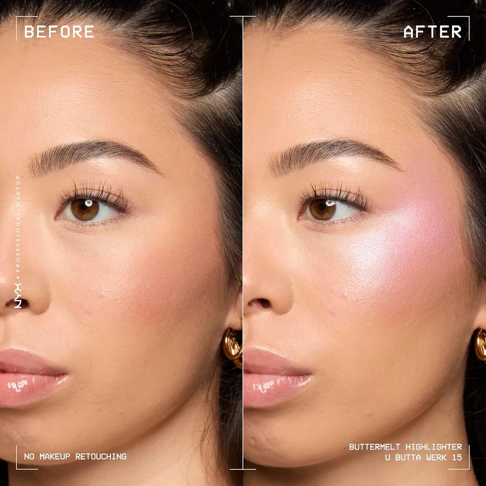 NYX Buttermelt Iluminador en Polvo | Butta Werk