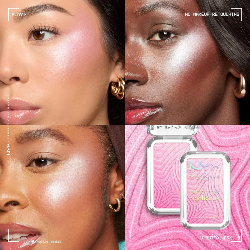 NYX Buttermelt Iluminador en Polvo | Butta Werk