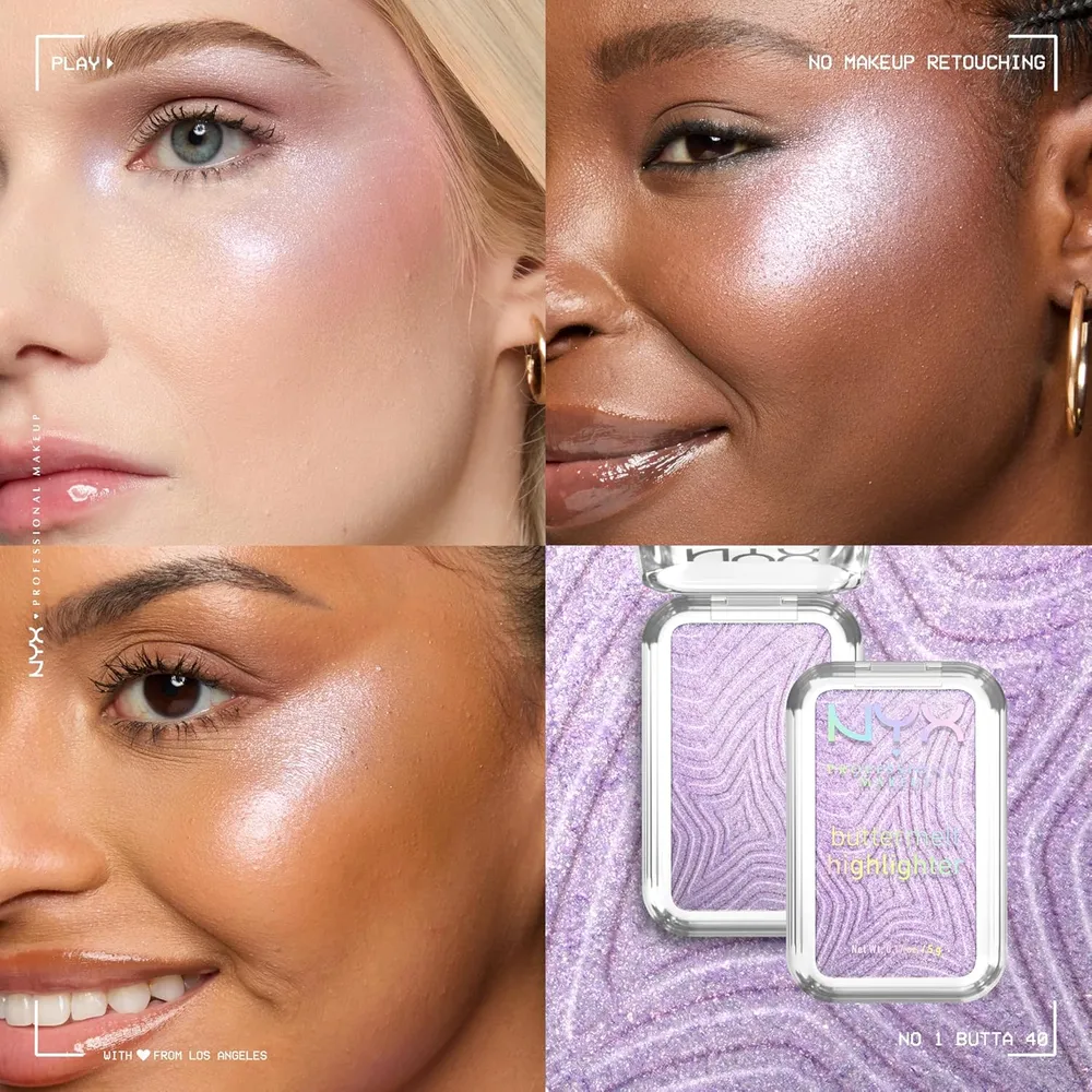 NYX Buttermelt Iluminador en Polvo | 40 No. 1 Butta