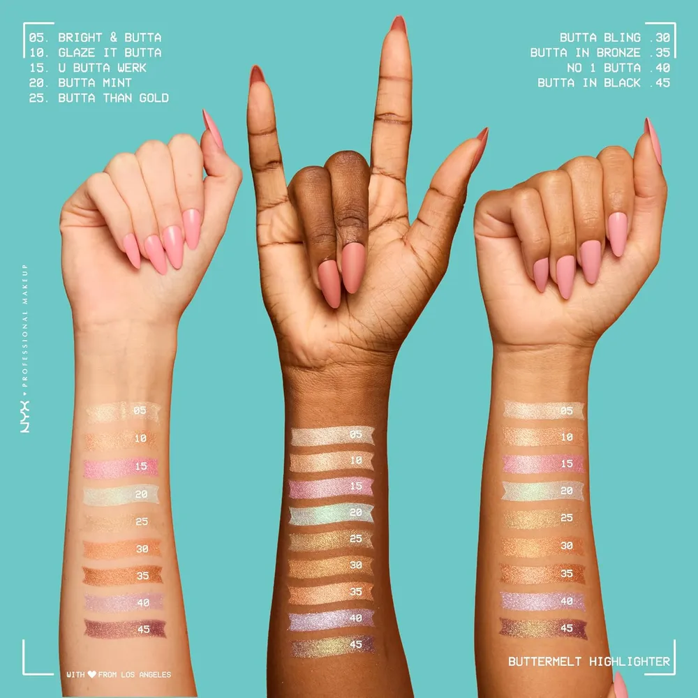 NYX Buttermelt Iluminador en Polvo | 40 No. 1 Butta