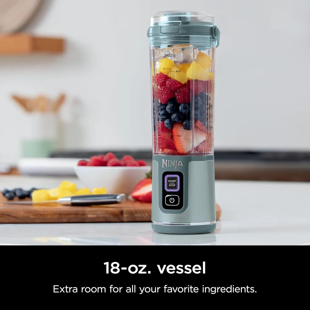 NINJA BLAST CL155ASG, LICUADORA PORTÁTIL 500 ML, INALÁMBRICA | SALVIA
