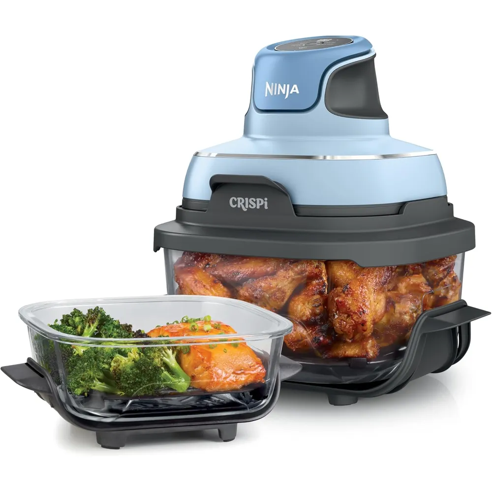 NINJA CRISPI FN101PL, FREIDORA AIRE PORTÁTIL 4 EN 1, 4 QT / 3,8 L | BÍGARO