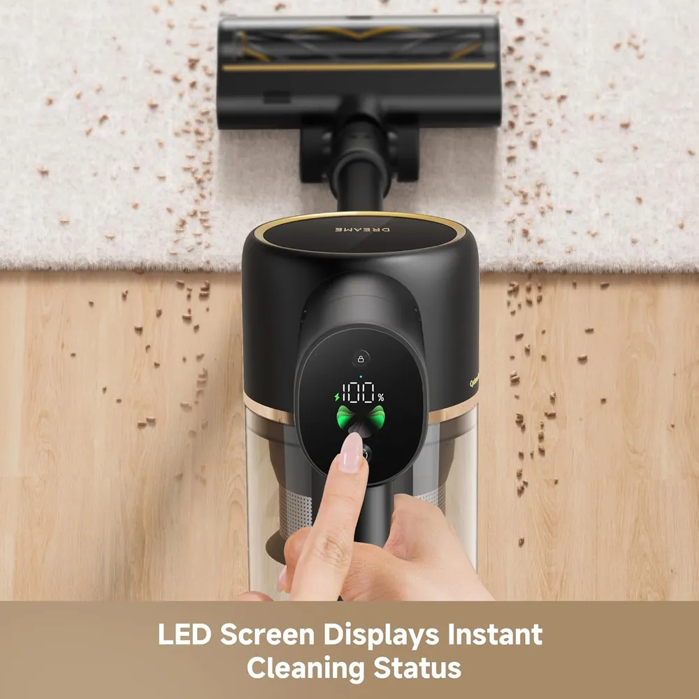 Dreame R20 Pure aspiradora inalámbrica con LED celeste | Negro