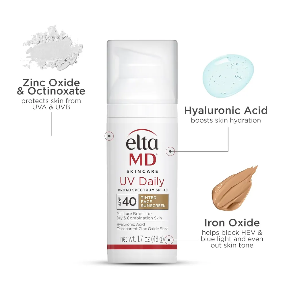 Humectante facial EltaMD 0.5 oz / 14 gr | Tinted