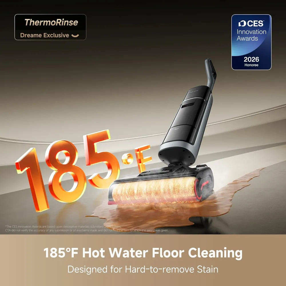 Dreame H15 Pro Heat aspiradora seco/húmedo con agua caliente | Negro