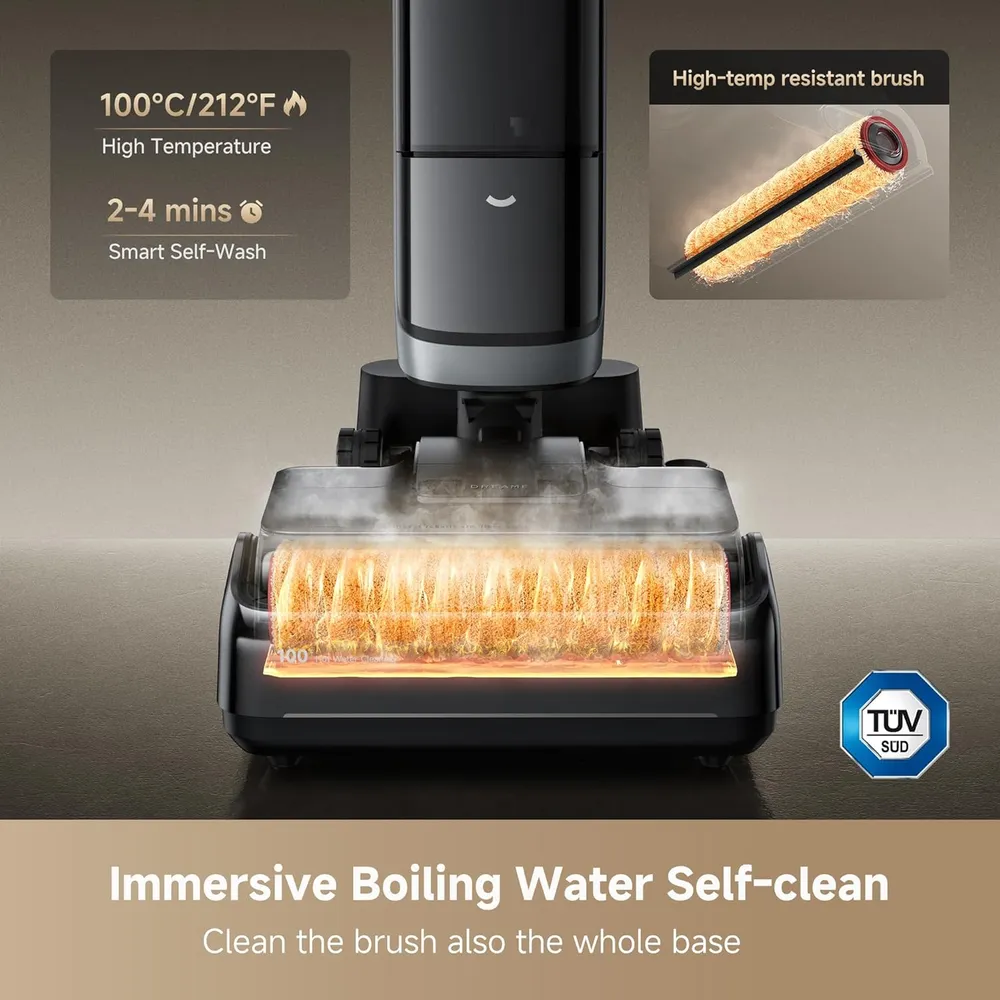 Dreame H15 Pro Heat aspiradora seco/húmedo con agua caliente | Negro