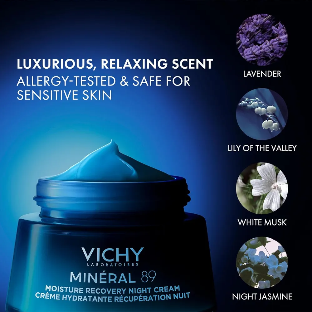 CREMA NOCHE REGENERADORA MINERAL 89 VICHY 1.6 OZ / 50 ML