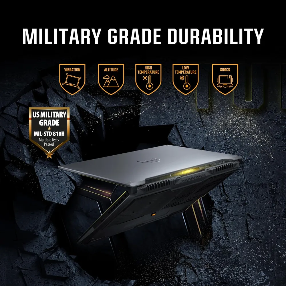 ASUS TUF Gaming F16 Laptop 16" FHD+ 144Hz Core 5 RTX 4050 8GB 512GB SSD | Gris (TECLADO INGLES)