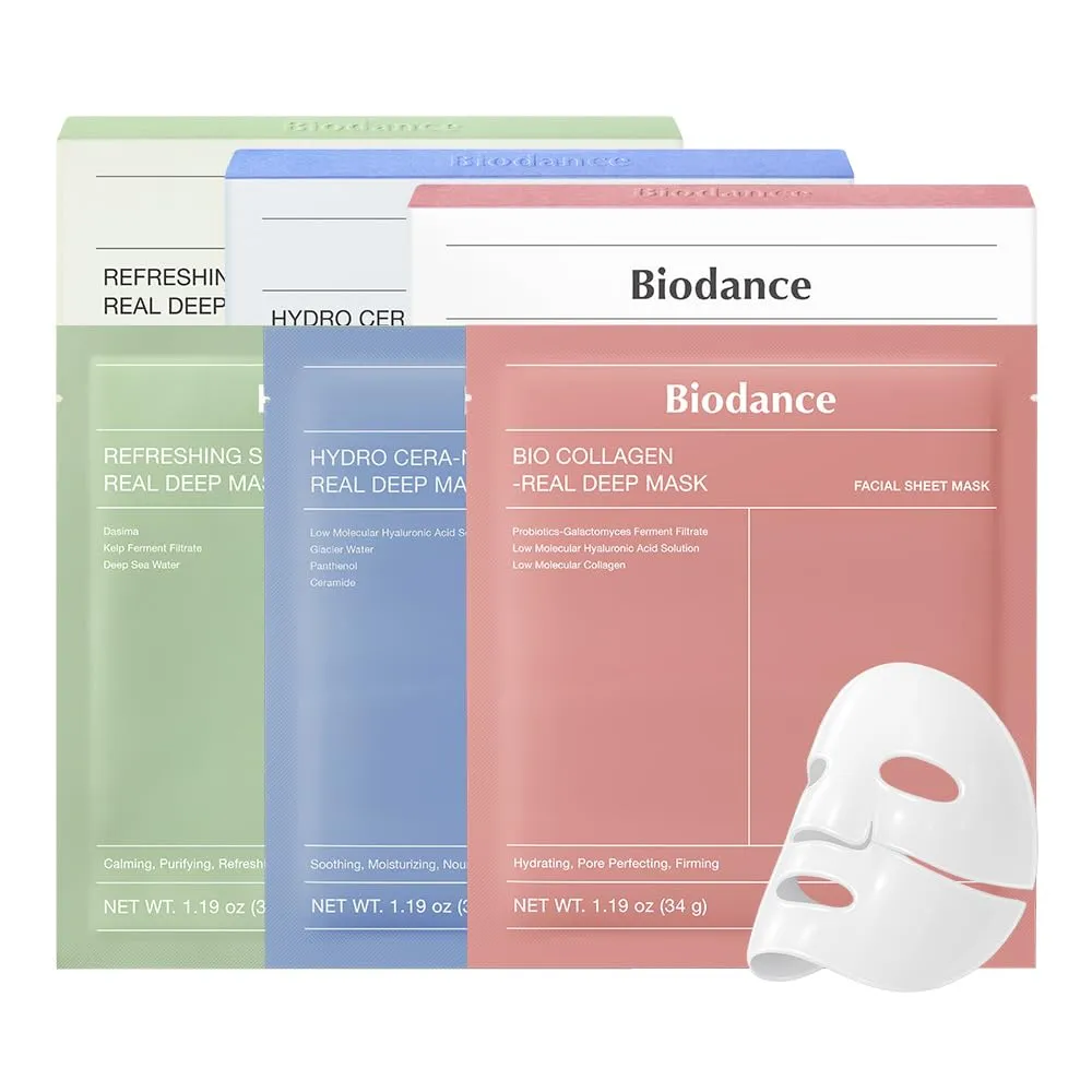 PACK 3 BIODANCE MASCARILLAS FACIALES