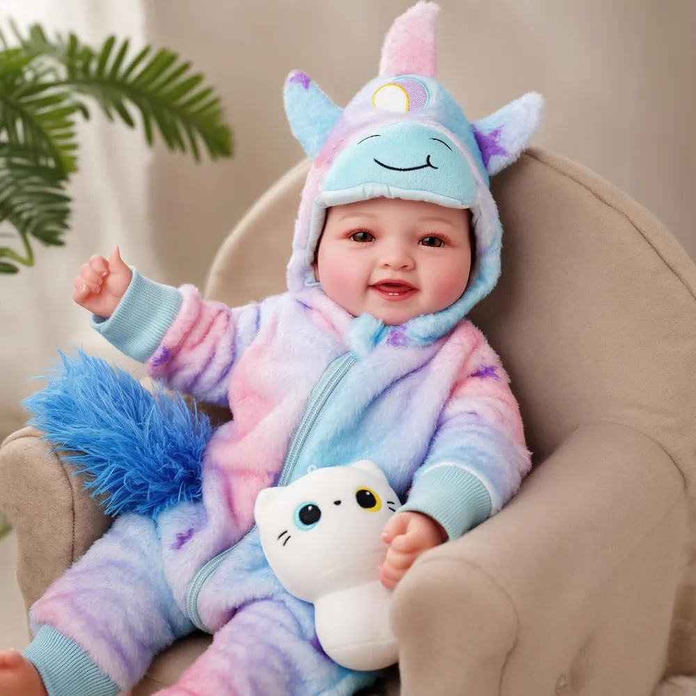 Babeside Muñeca Bebé 17" / 43 cm de Cuerpo Suave con Accesorios