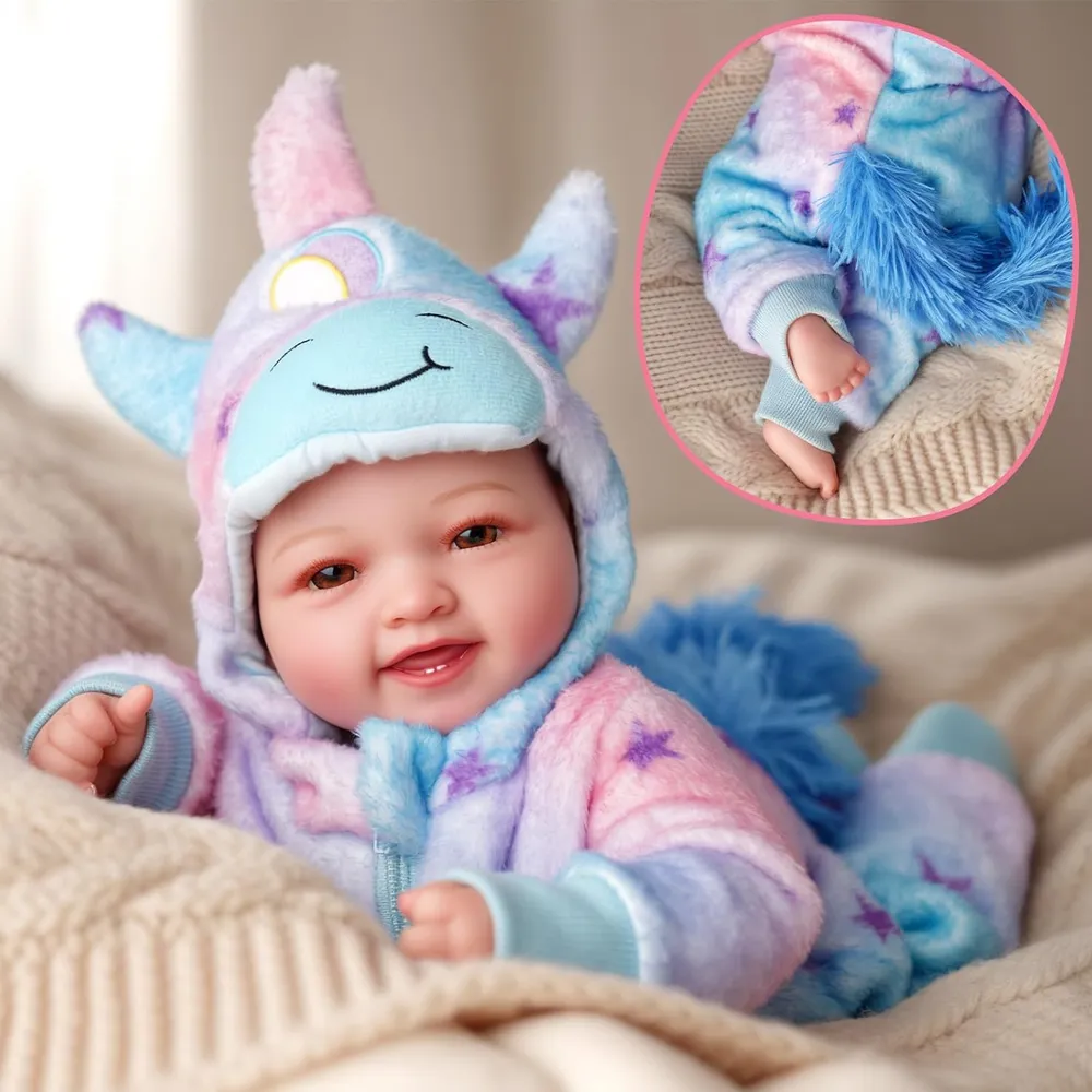 Babeside Muñeca Bebé 17" / 43 cm de Cuerpo Suave con Accesorios