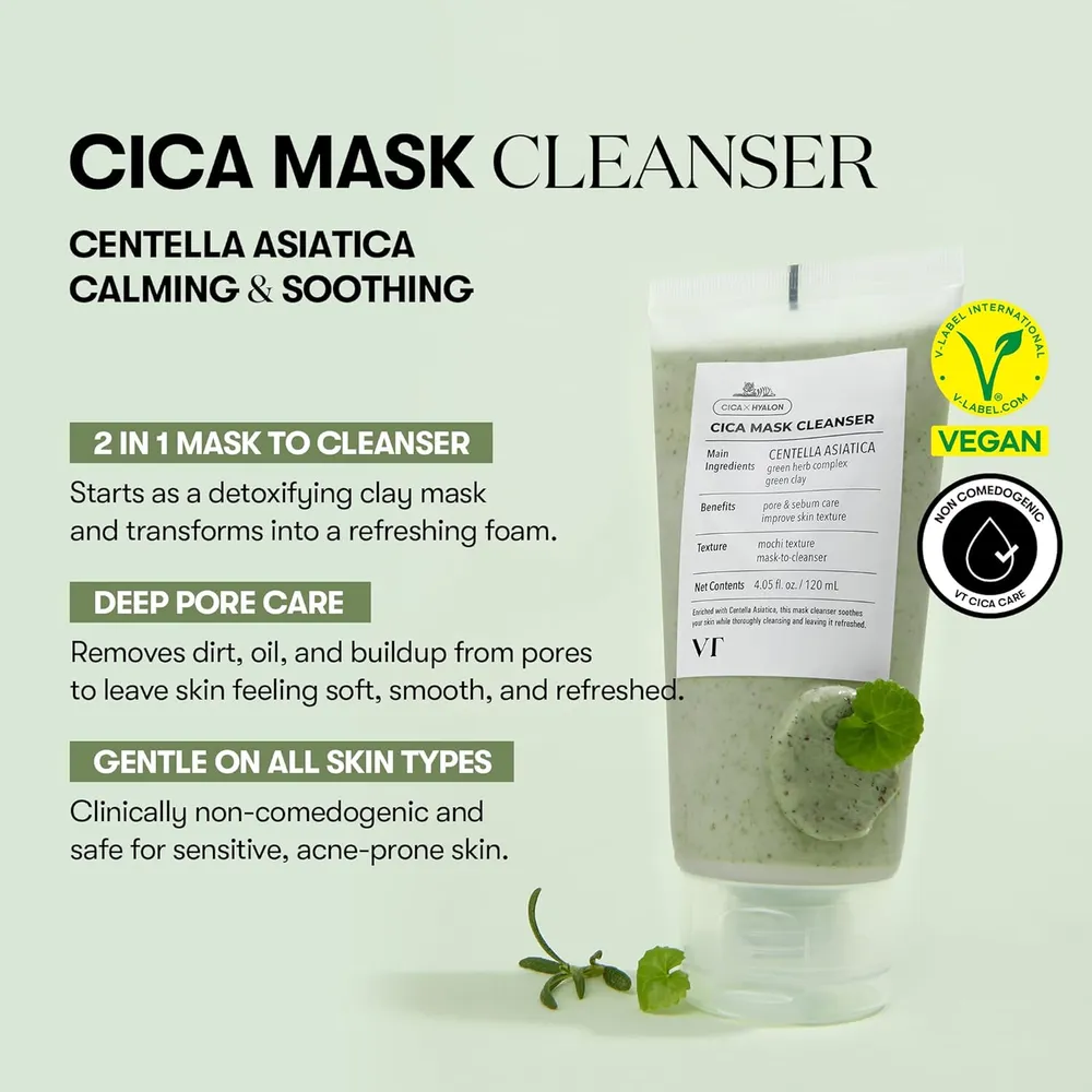 VT Cosmetics Mascarilla Limpiadora CICA Mask 113ml