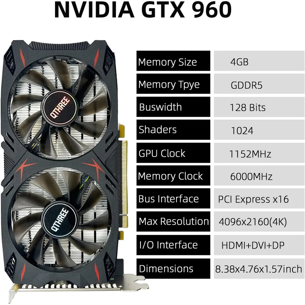 Qthree GTX 960 4GB GDDR5