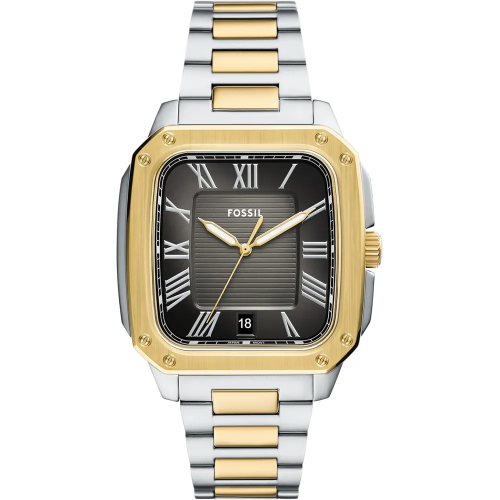 b0f256vzx8_0_webp.webp Fossil reloj de cuarzo Crosby para hombre, acero inoxidable | Plateado/ Dorado