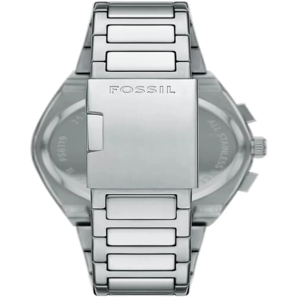 Fossil reloj de cuarzo Everett para hombre, acero inoxidable | Turquesa
