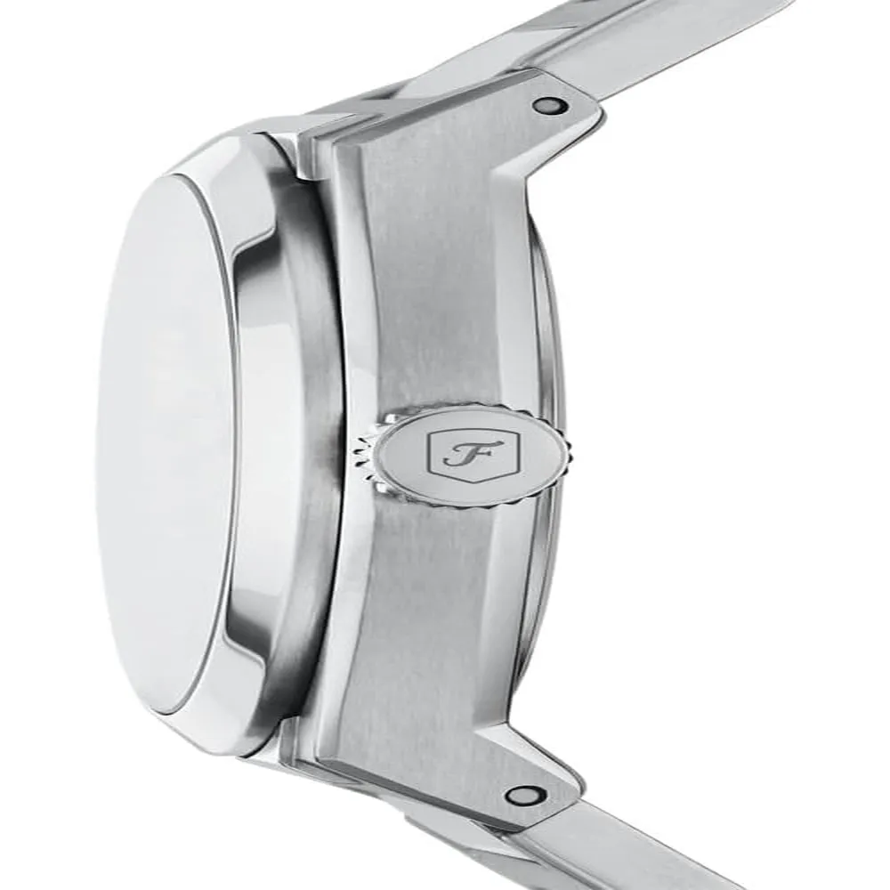 Fossil reloj de cuarzo Everett para hombre | Plata/ Multicolor
