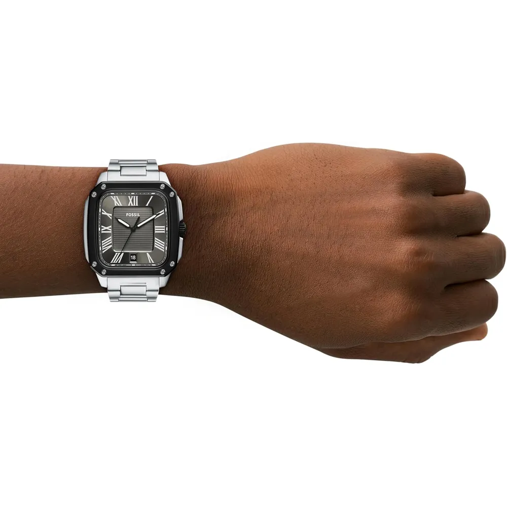 b0f258s6rd_3_webp.webp Fossil reloj de cuarzo Crosby para hombre, acero inoxidable | Plateado/ Negro