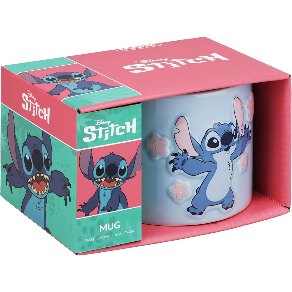 Paladone Disney Lilo & Stitch, taza grande 13 oz / 384 ml oficial
