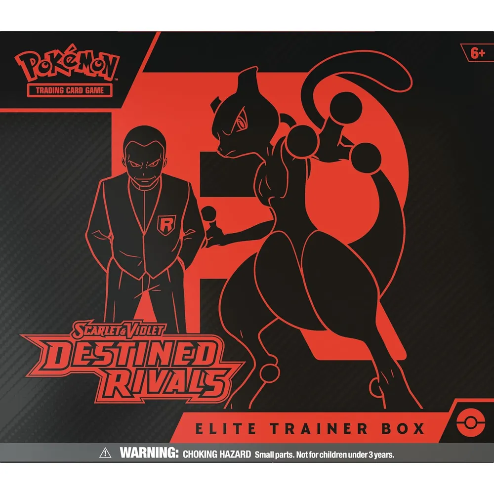 JUEGO DE CARTAS POKÉMON TCG SCARLET & VIOLET DESTINED RIVALS ELITE TRAINER BOX (INGLÉS)