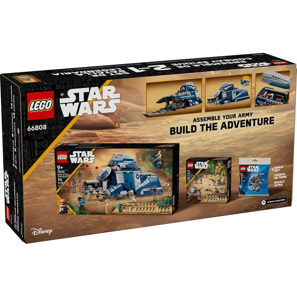 Lego Star Wars Pack de batalla épica, incluye figuras y droides