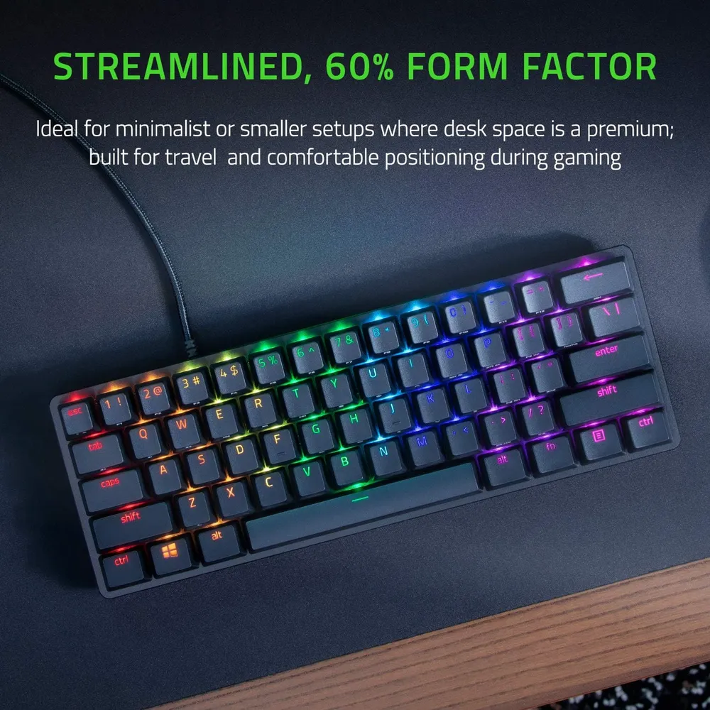 TECLADO ALÁMBRICO HUNTSMAN MINI 60% RAZER