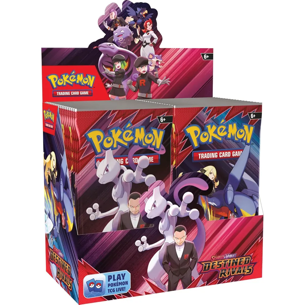 JUEGO DE CARTAS POKÉMON TCG SCARLET & VIOLET DESTINED RIVALS BOOSTER BOX 36 PACKS (INGLÉS)
