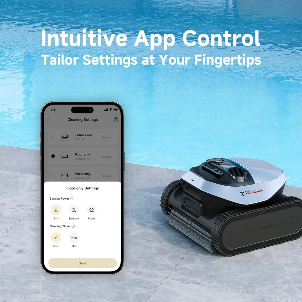 Dreame Z1 Pro limpiafondos inalámbrico con control | Negro