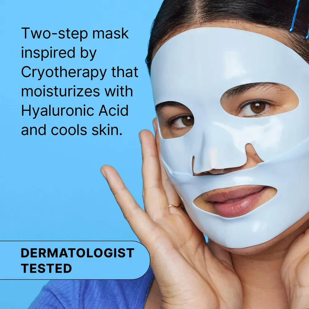 Dr. Jart+ Mascarilla Facial Refrescante de Caucho Criogénico pack 2 | Moisturizing Mask