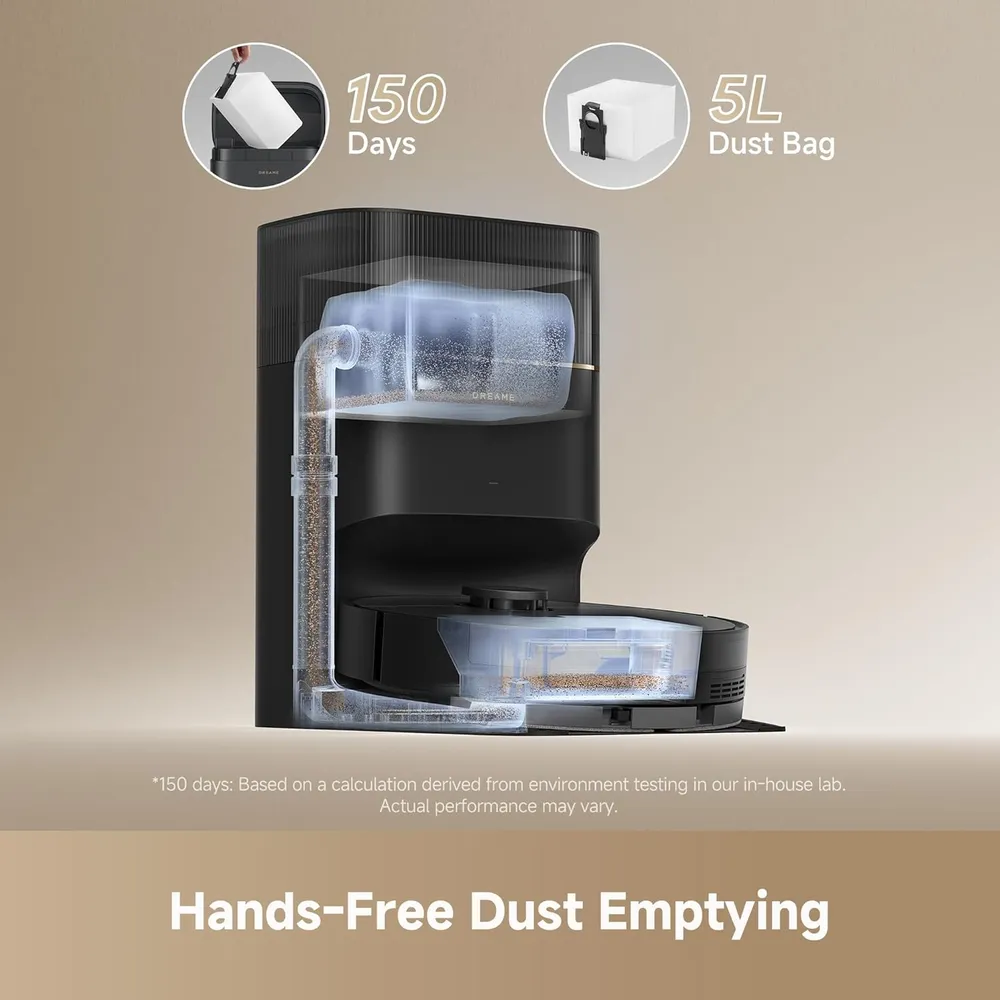 Dreame D20 Pro Plus robot aspirador con doble cepillo | Negro