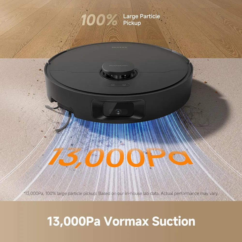 Dreame D20 Pro Plus robot aspirador con doble cepillo | Negro