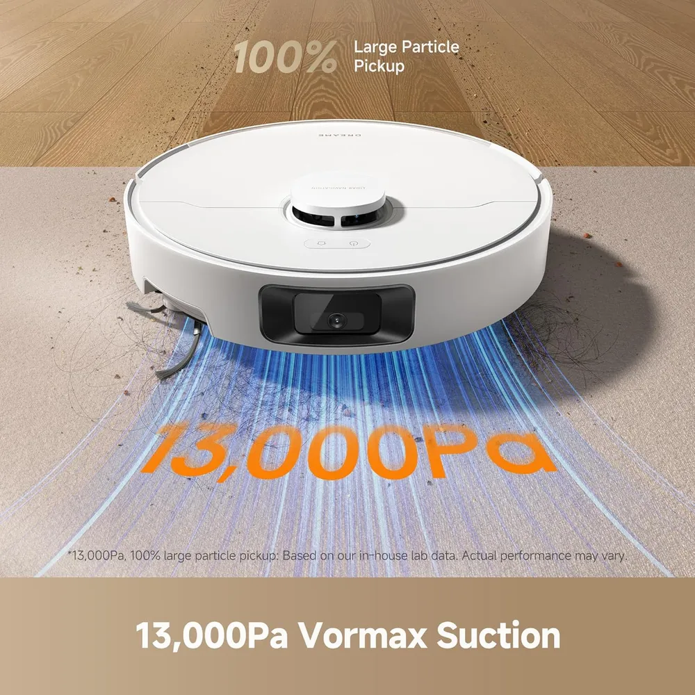 Dreame D20 Pro Plus robot aspirador con doble cepillo | Blanco