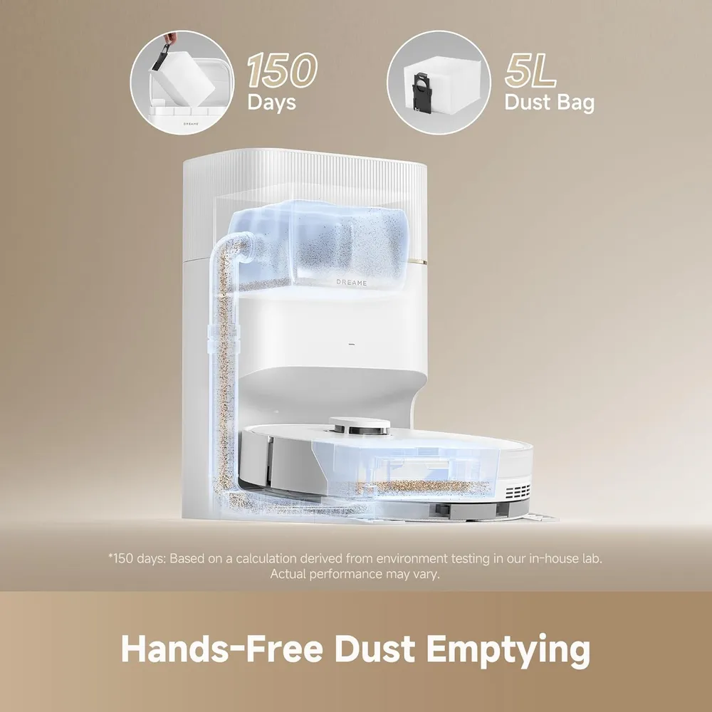 Dreame D20 Pro Plus robot aspirador con doble cepillo | Blanco