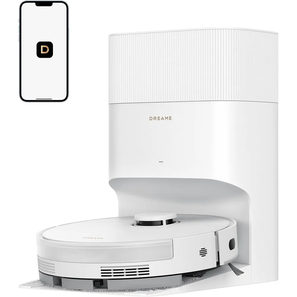 Dreame D20 Plus robot aspirador con base autovaciable | Blanco