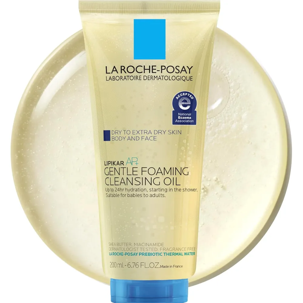 ACEITE LIMPIADOR ESPUMOSO LIPIKAR AP+ LA ROCHE-POSAY 6.7 OZ / 200 ML