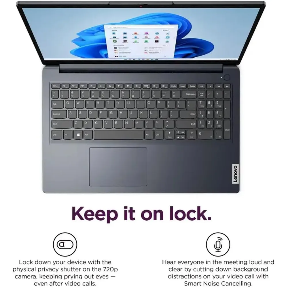 LAPTOP LENOVO IDEAPAD 15.6" CELERON 4GB 128GB | ABYSS BLUE