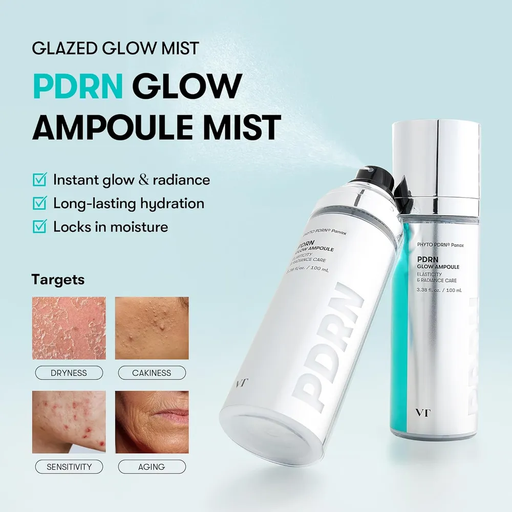 AMPOLLA EN SPRAY VT COSMETICS PDRN ILUMINADORA 100 ML