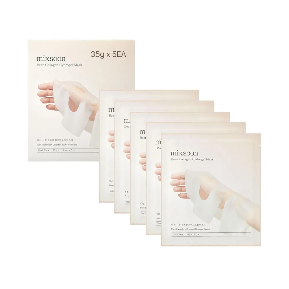 Mixsoon Mascarilla Hidrogel con Colágeno 35 g × 5 un – Korea Skin Care