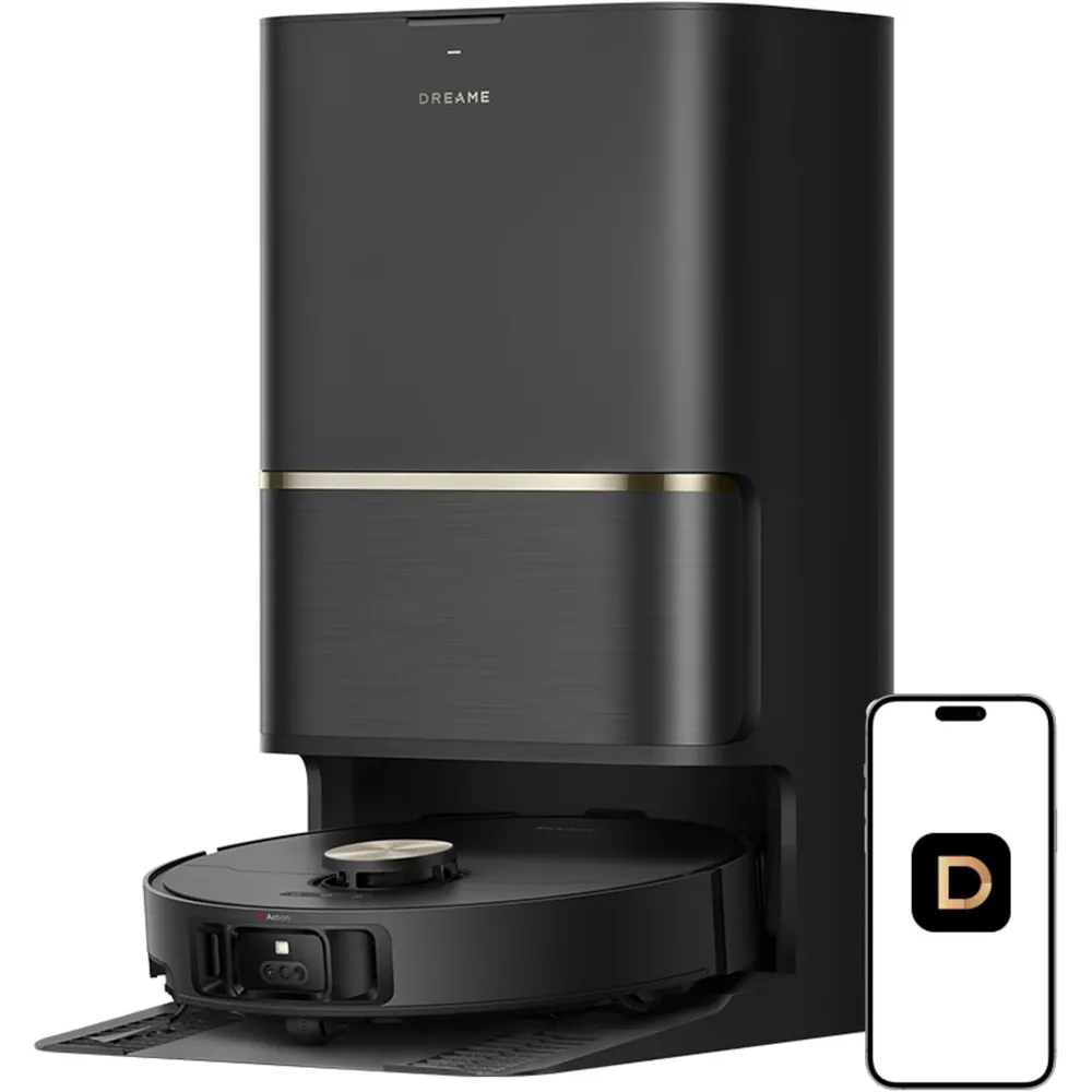 Dreame L50 Ultra robot aspirador con doble cepillo | Negro