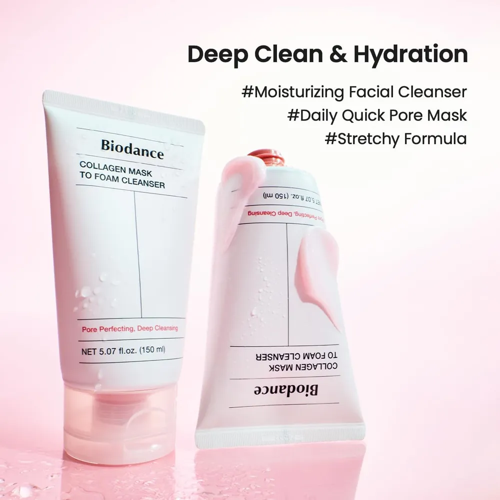 SET BIODANCE LIMPIEZA FACIAL COLÁGENO ACEITE & ESPUMA