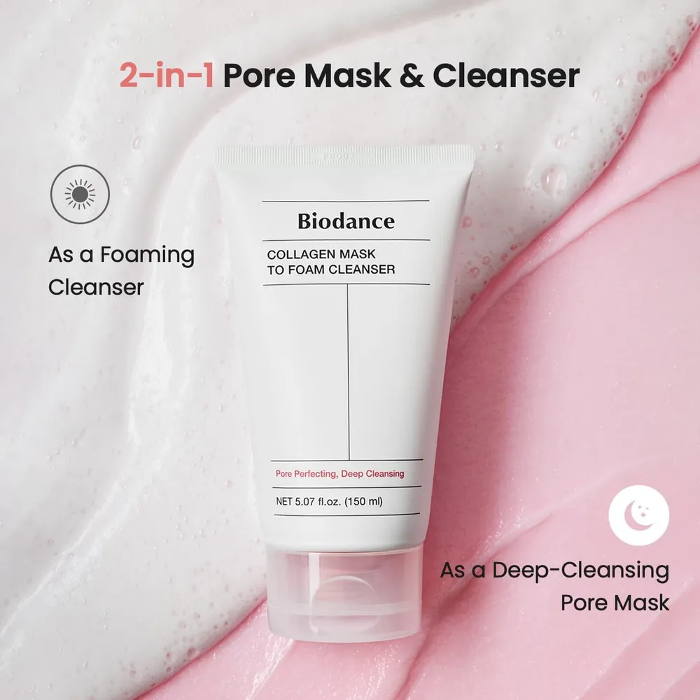 SET BIODANCE LIMPIEZA FACIAL COLÁGENO ACEITE & ESPUMA