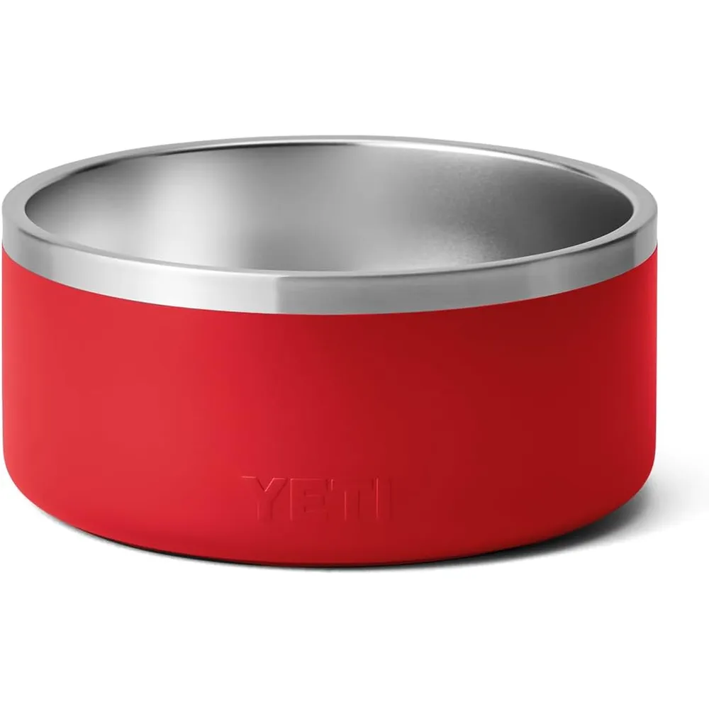 YETI Boomer 8 Tazón De Acero Inoxidable Para Perro de 64 oz | Rojo Vivo